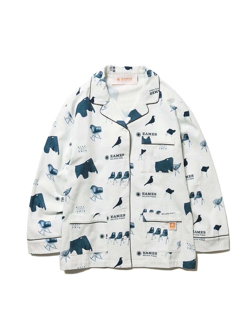 EAMES Chair Motif Women's Sleepwear Shirts