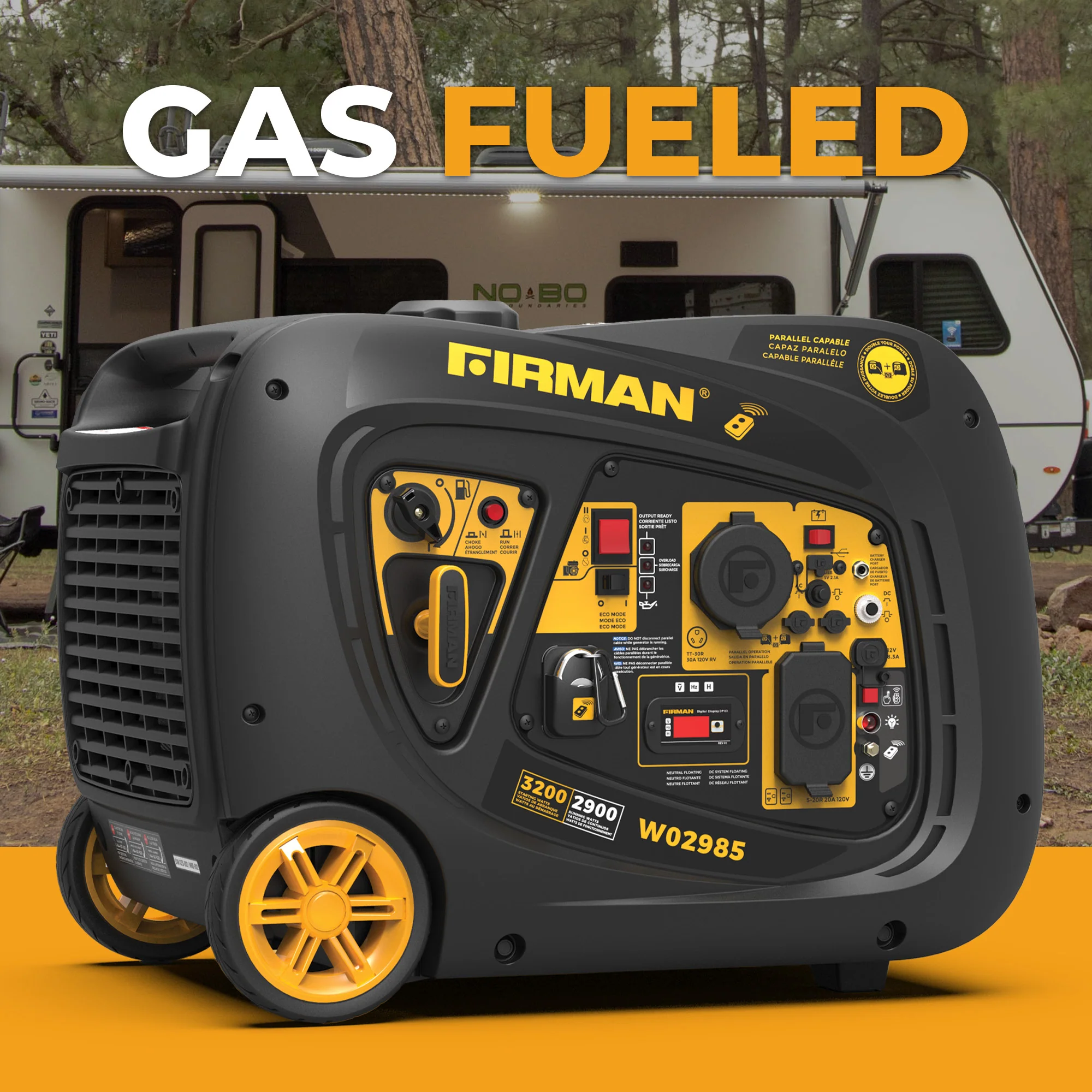 Inverter Portable Generator 3200W Remote Start