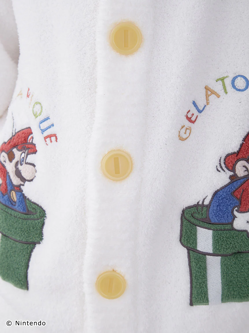 SUPER MARIO™️ UNISEX Baby Moco Jacquard Shawl Cardigan