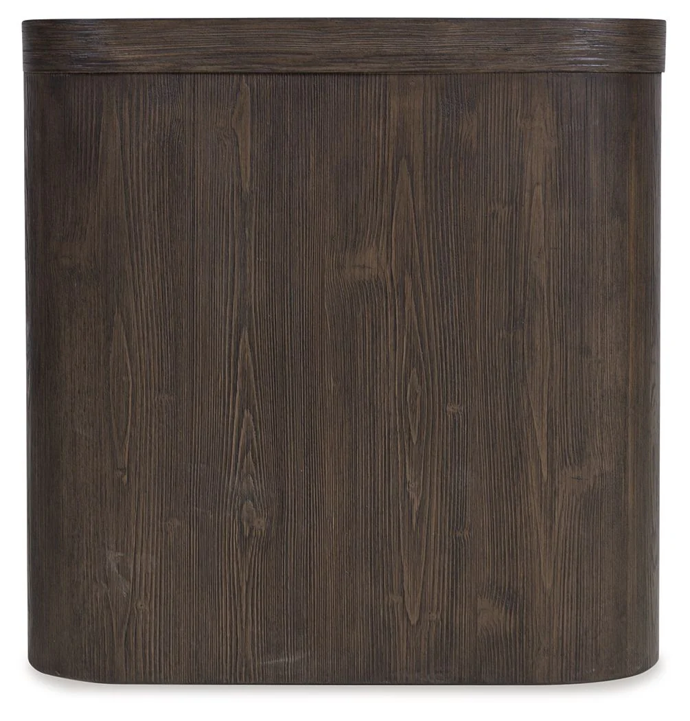Neo - Square End Table - Rich Brown