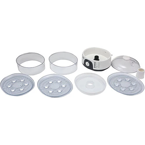 Black & Decker 220 volt steamer HS6000 10 liter 3 tier White food steamer  220v 240 volts 50 hz