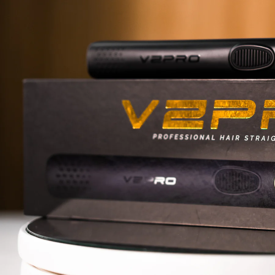 V2PRO Professional Hair Straightener Titanium Flat Iron 250°C (480°F)