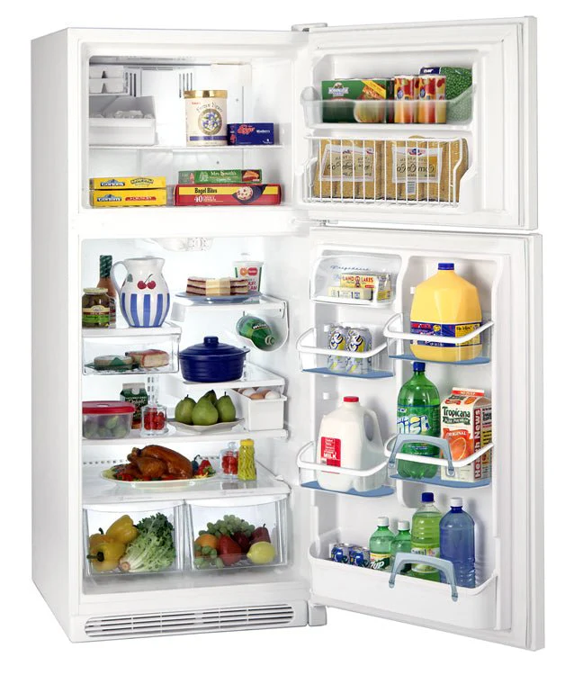 220 Volt Frigidaire GLTT23V8MW 20.5 Cu. Ft. White Top Mount Refrigerator