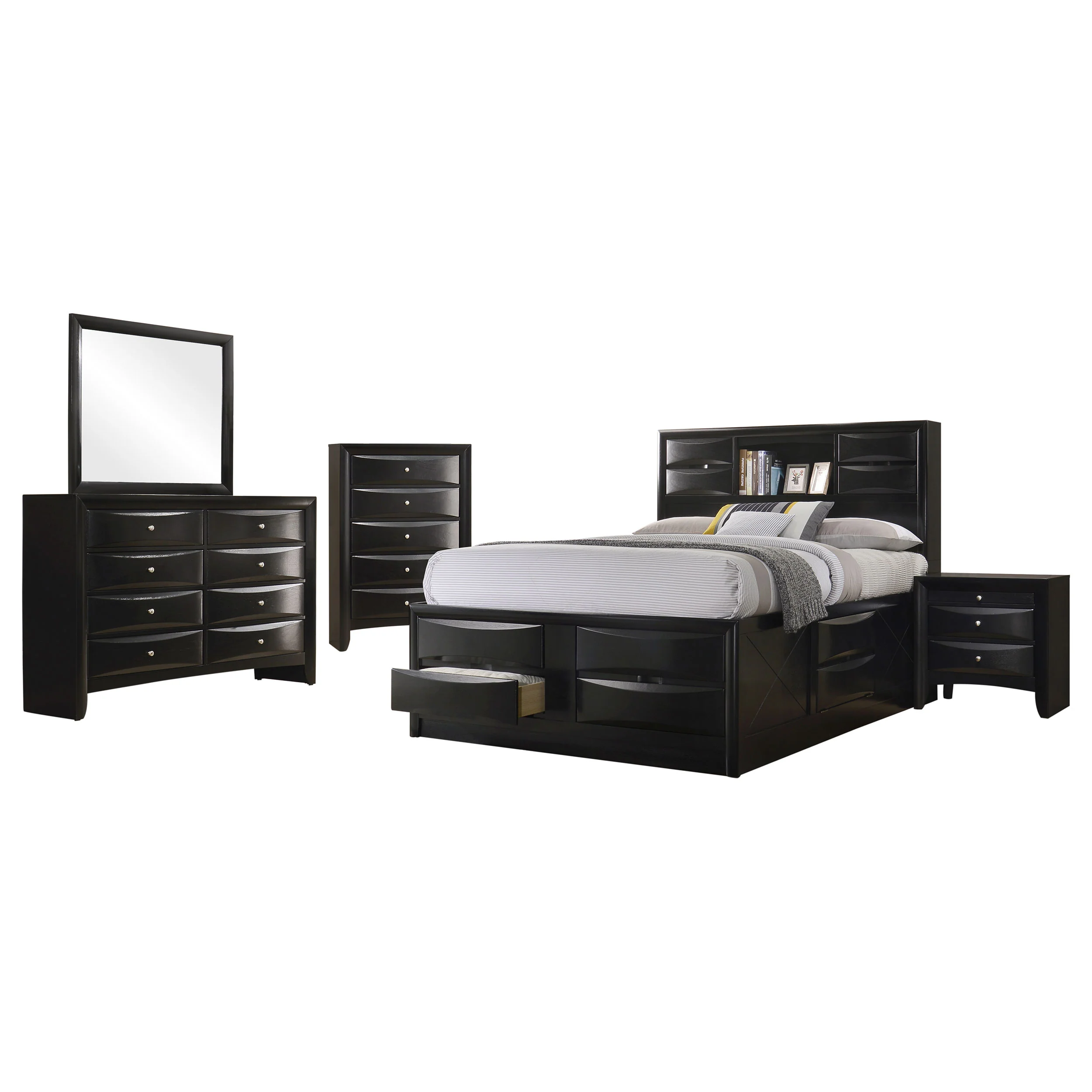 Briana Bedroom Set Black