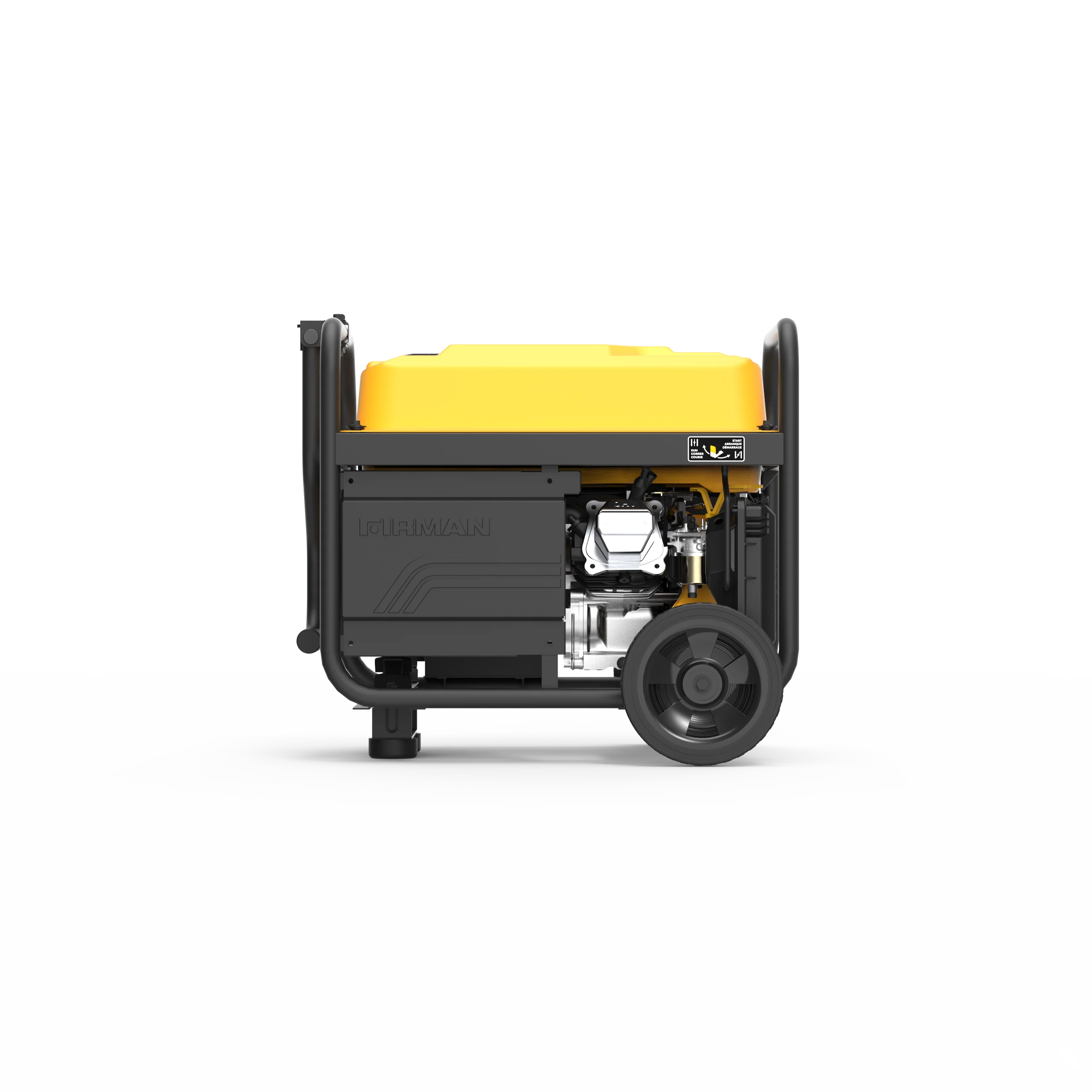 4550/3650 Watt Remote Start Gas Portable Generator cETL Certified With Wheel Kit