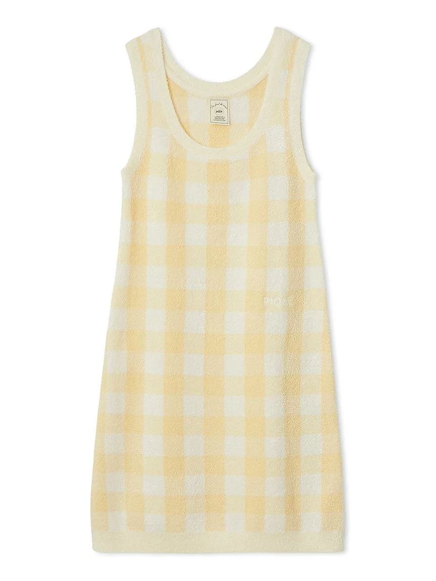 Checkered Jacquard Dress