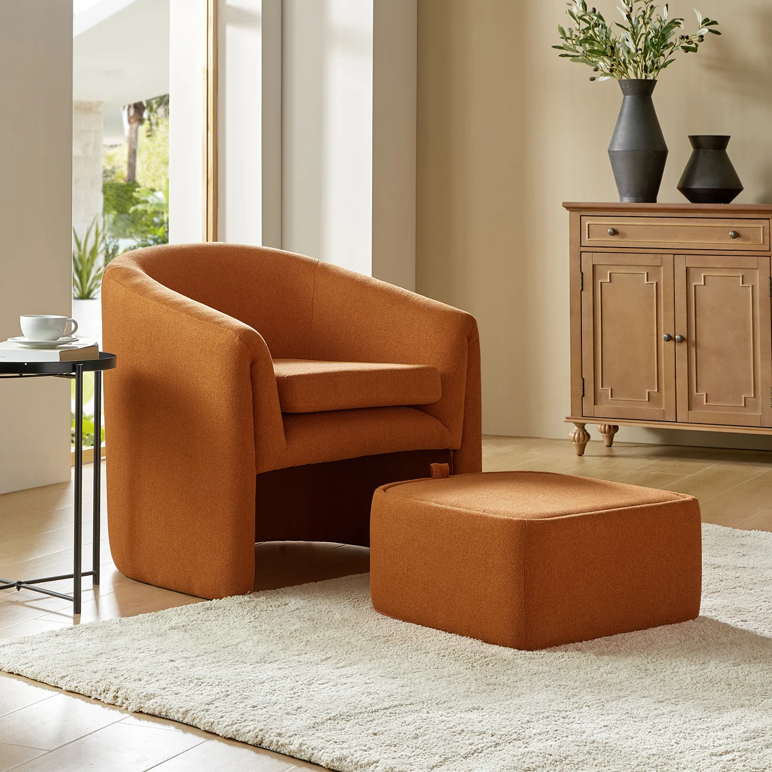 Arturo Armchair in Orange