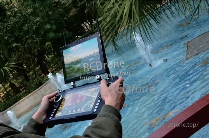 CHINOWING T30S Dual-Screen All-In-One Hand-held Ground Station, 10.1in x2 1920x1200 800nit, Intel i5, IP53, SBUS