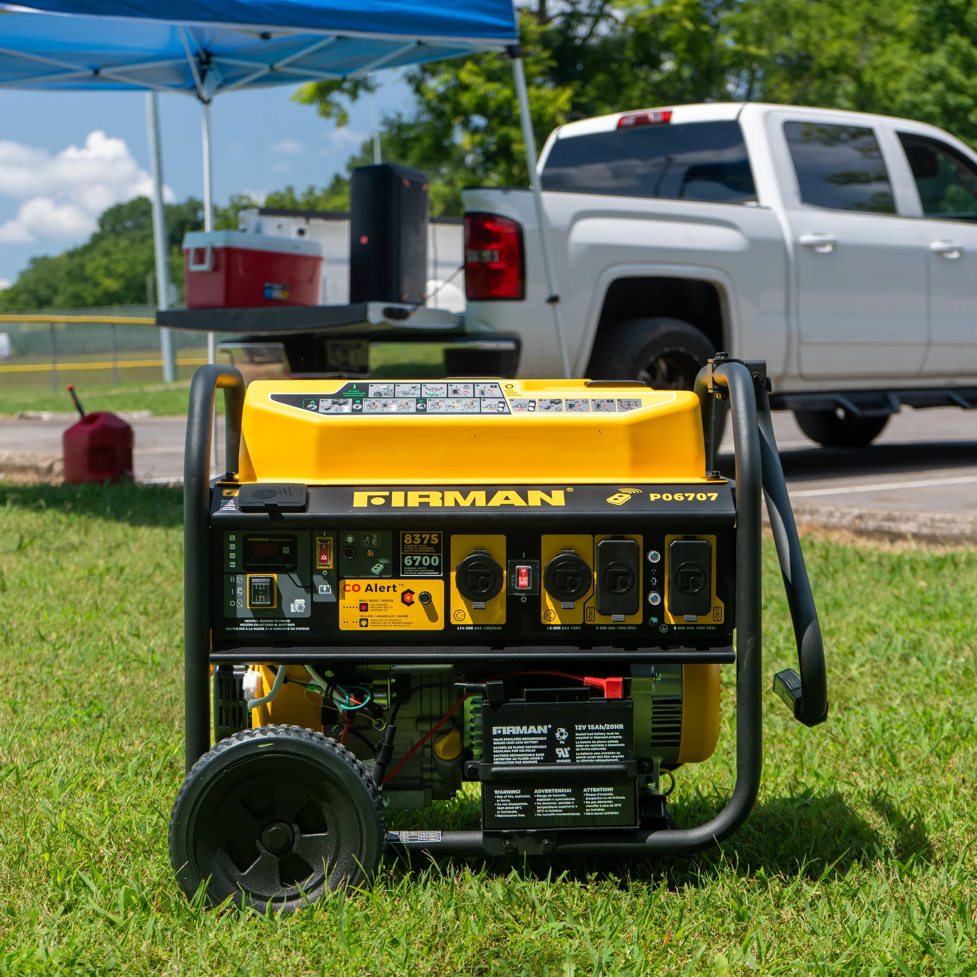 GAS PORTABLE GENERATOR 8375W REMOTE START 120/240V