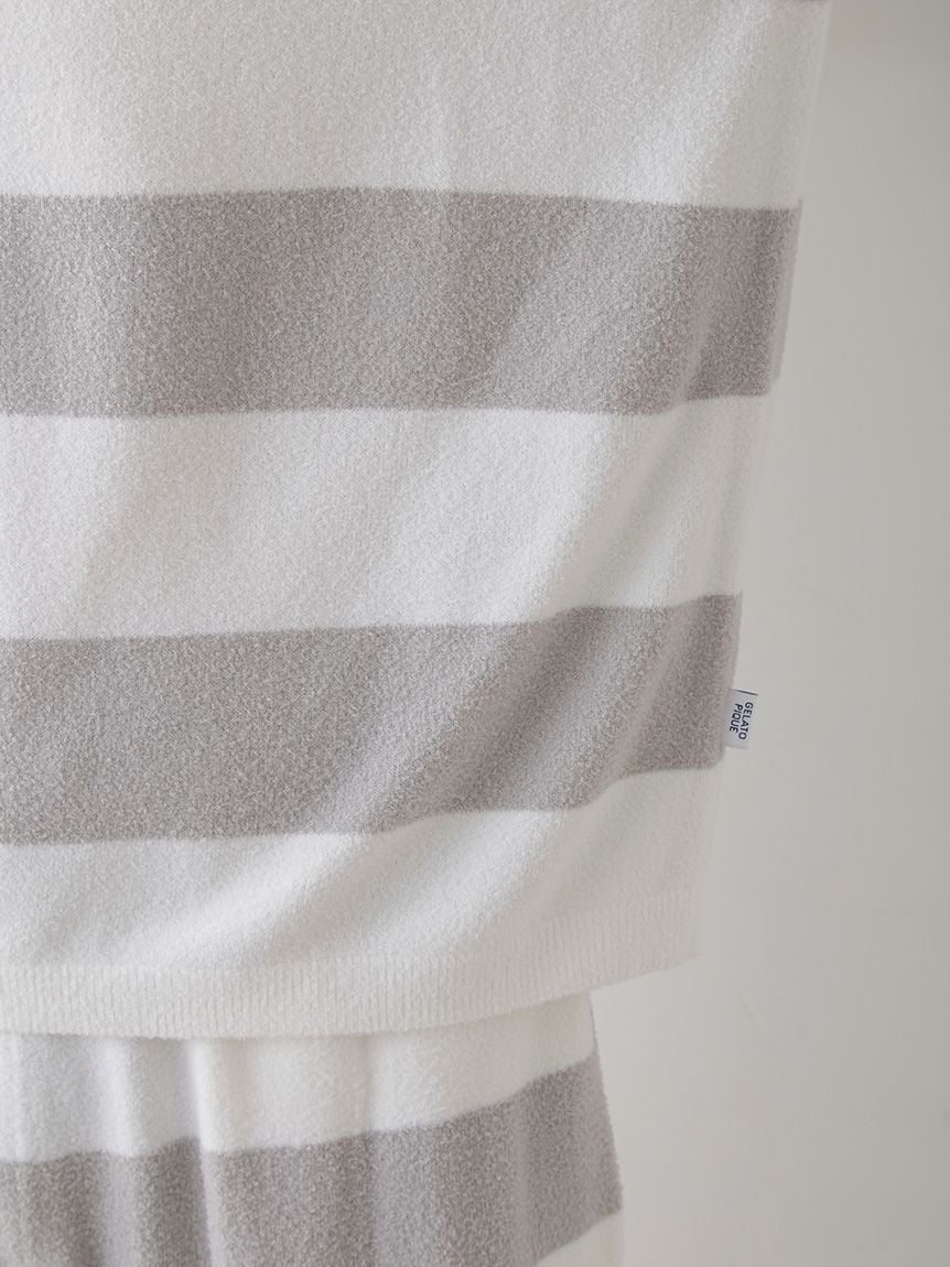 Mens Smoothie Stripe Crew Neck Shirt