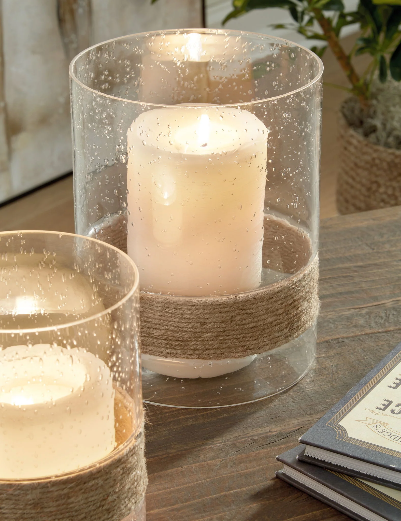 Eudocia - Candle Holder Set (Set of 2) - Clear