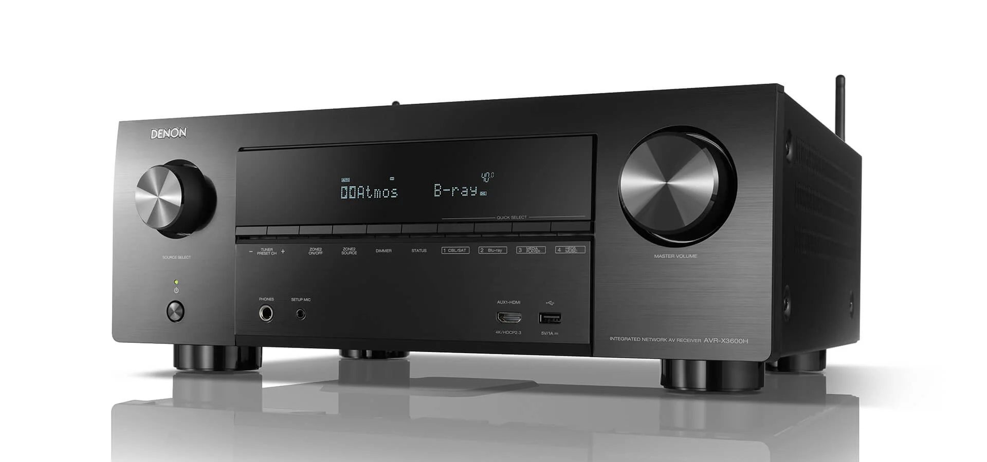 Denon AVR-X3600 220 volt 9.2 Channel 4K Ultra HD AV Receiver with 3D Audio and HEOS Built in 220 v 240 volts 50 hz 60 hz