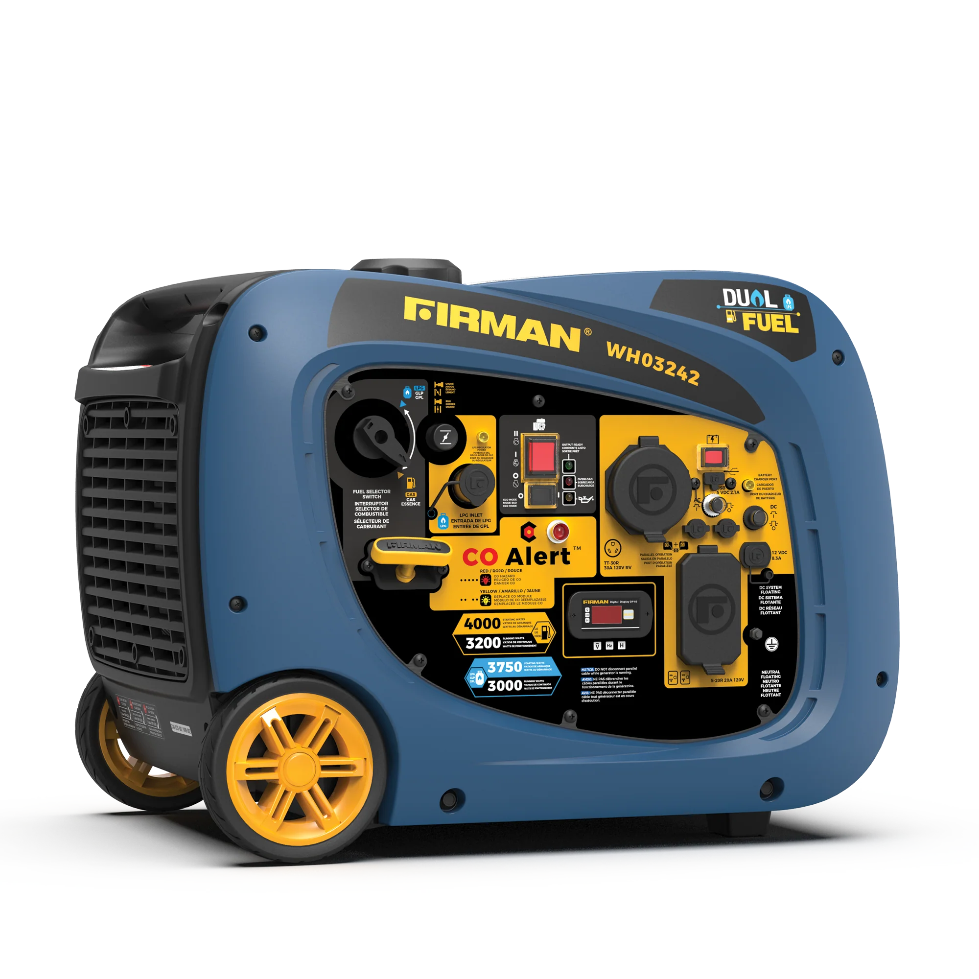 Refurbished Dual Fuel Inverter 4000W W/ Electric Start