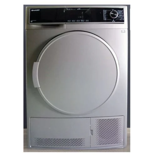Sharp ES-FS814CX-S 220 volts Washer 8Kg  and 9KG Dryer Sharp KD-FCS9113CZ-S Silver color 220v 240 volt 50 hz front load dryer set