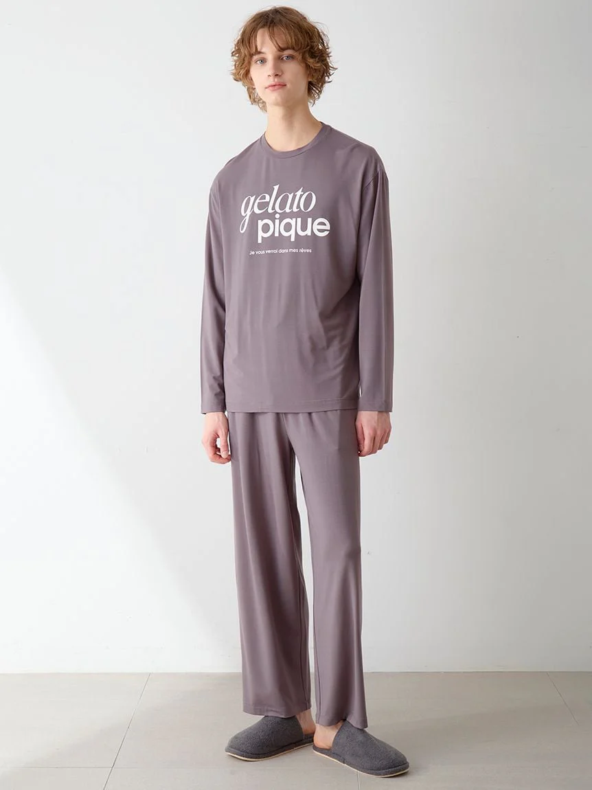 Mens Rayon One Point Logo Pants