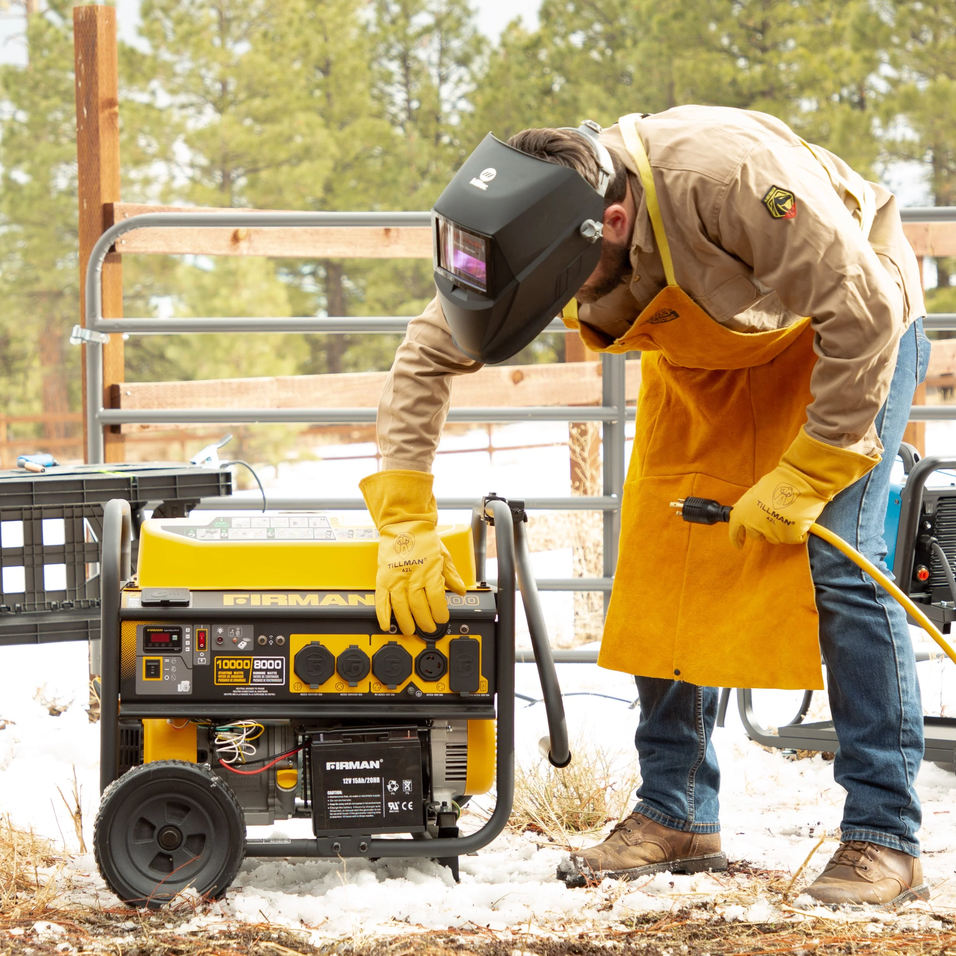 Gas Portable Generator 10000W  Remote Start 120/240V