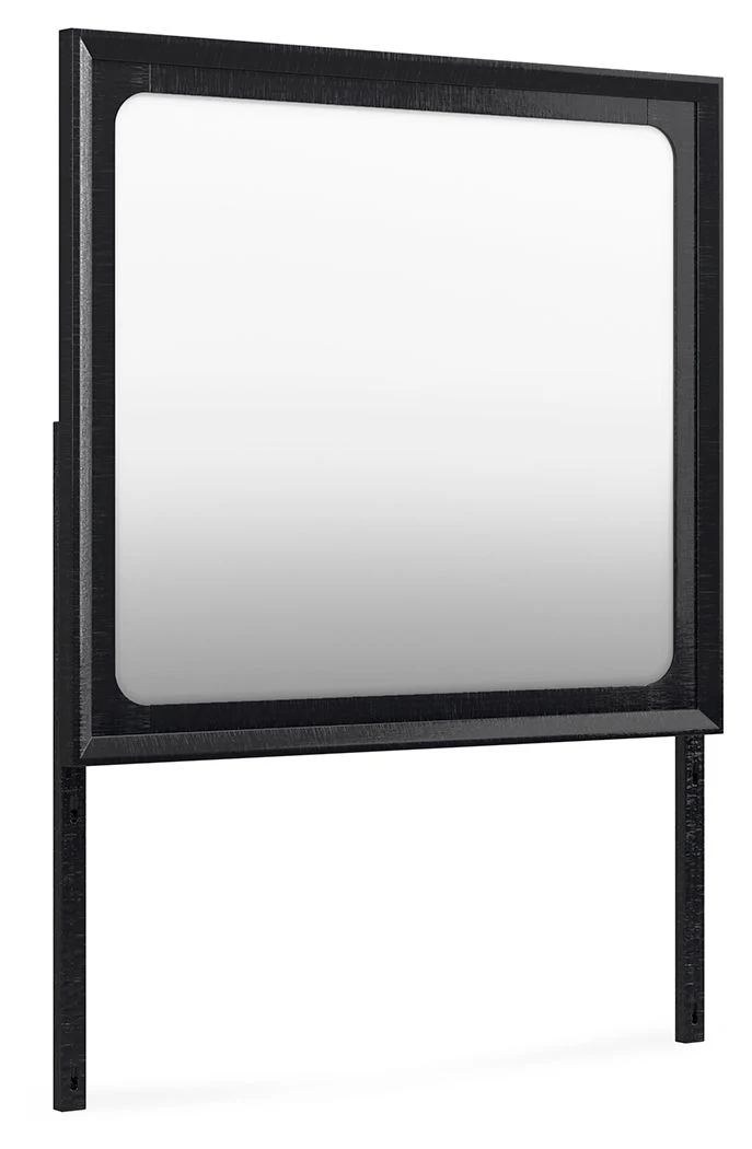 Londer - Bedroom Mirror - Black