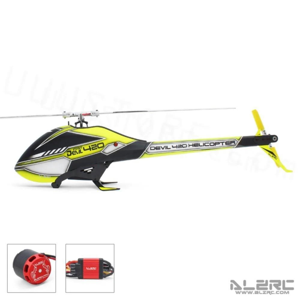 2023 New ALZRC Devil 420 Fast FBL 3D Flying RC Helicopter Super Combo With Motor ESC Servo Gyro RC Model toys