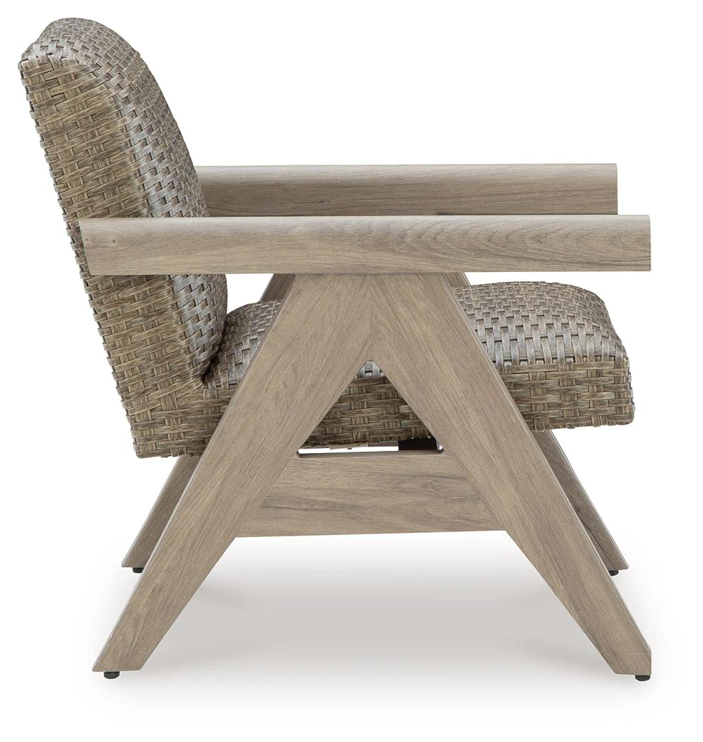 Cliff Trails - Rocking Lounge Chair - Beige