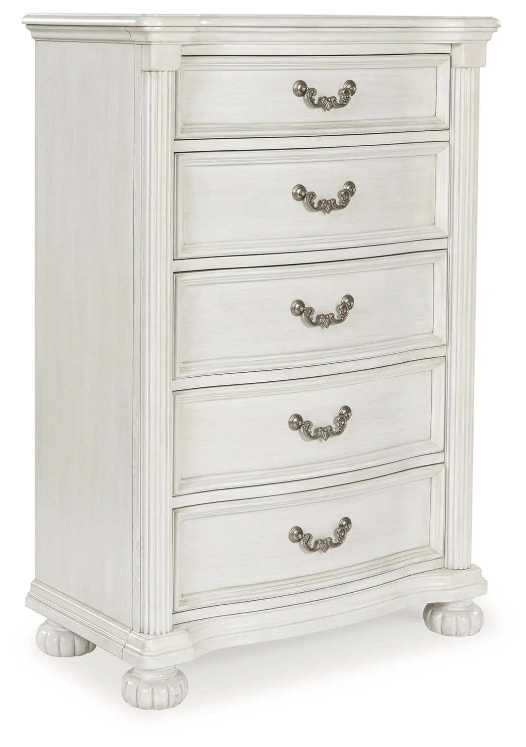 Montelaine - Five Drawer Chest - Antique White