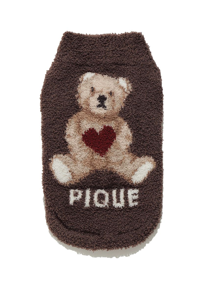 CAT&DOG Heart Bear Jacquard Pet Clothes
