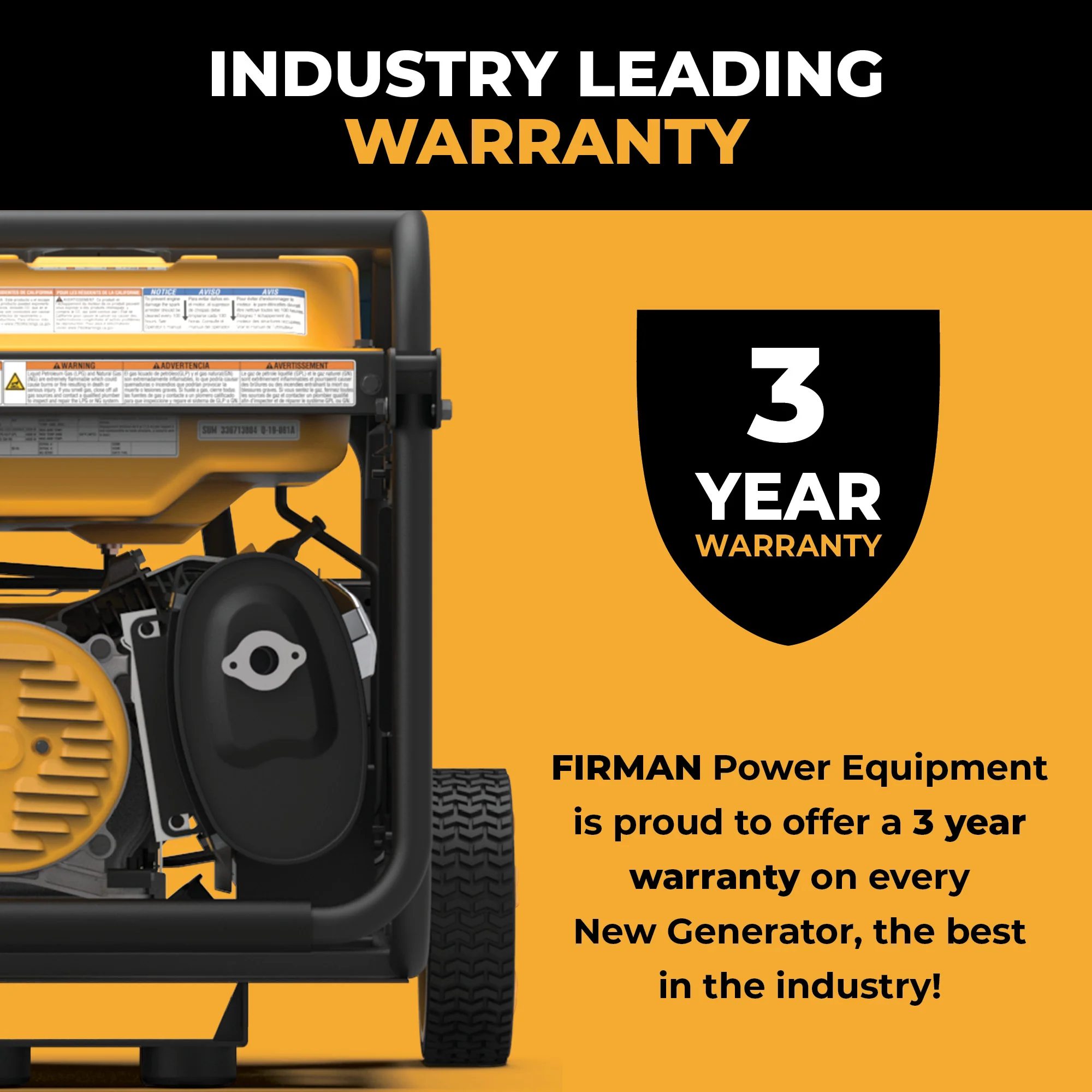 Tri Fuel Portable Generator 4000W Electric Start 120/240V with CO ALERT