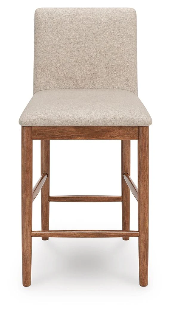 Isanti - Upholstered Barstool (Set of 2) - Light Brown