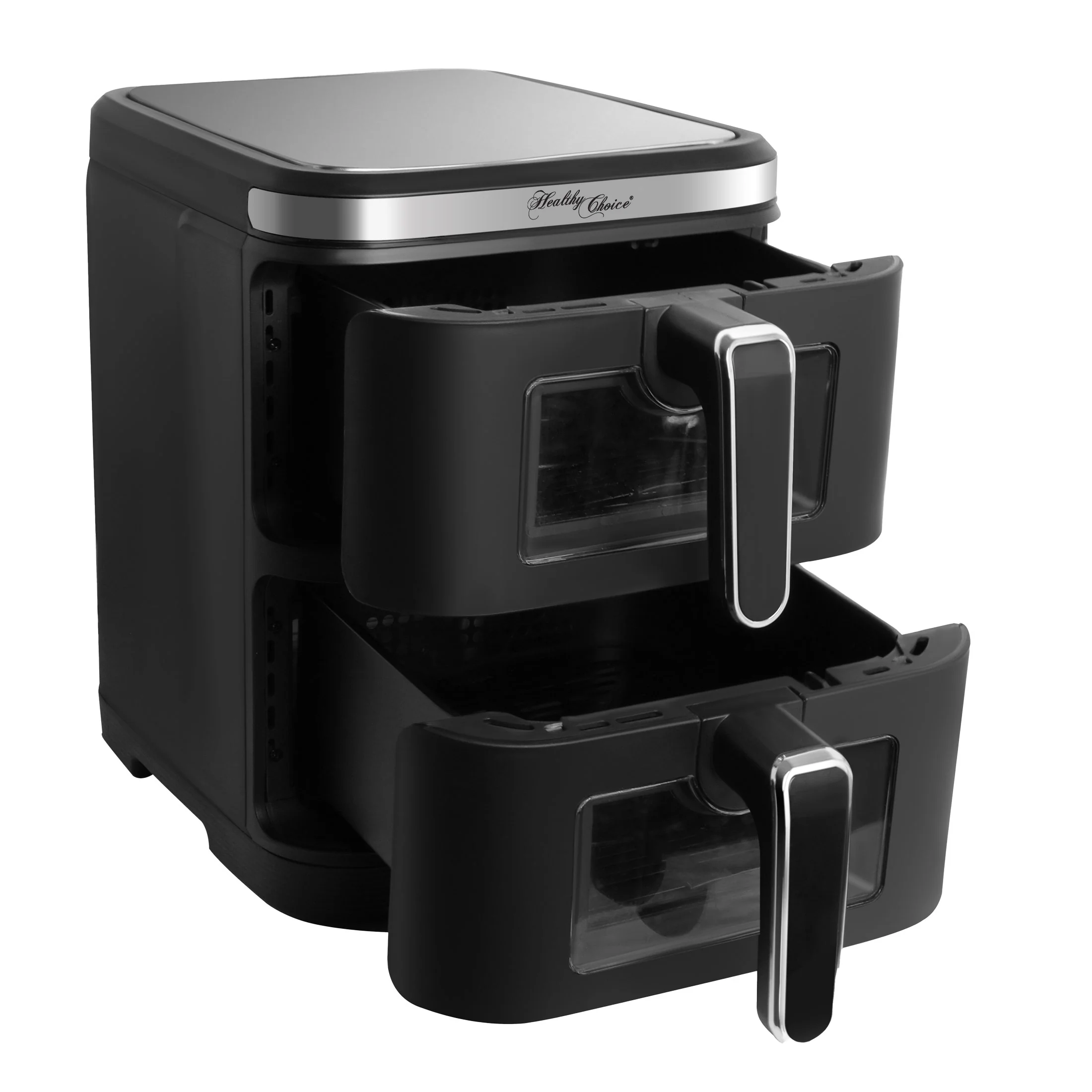 2400W 11L Dual Zone Vertical Air Fryer with Foldable Screen