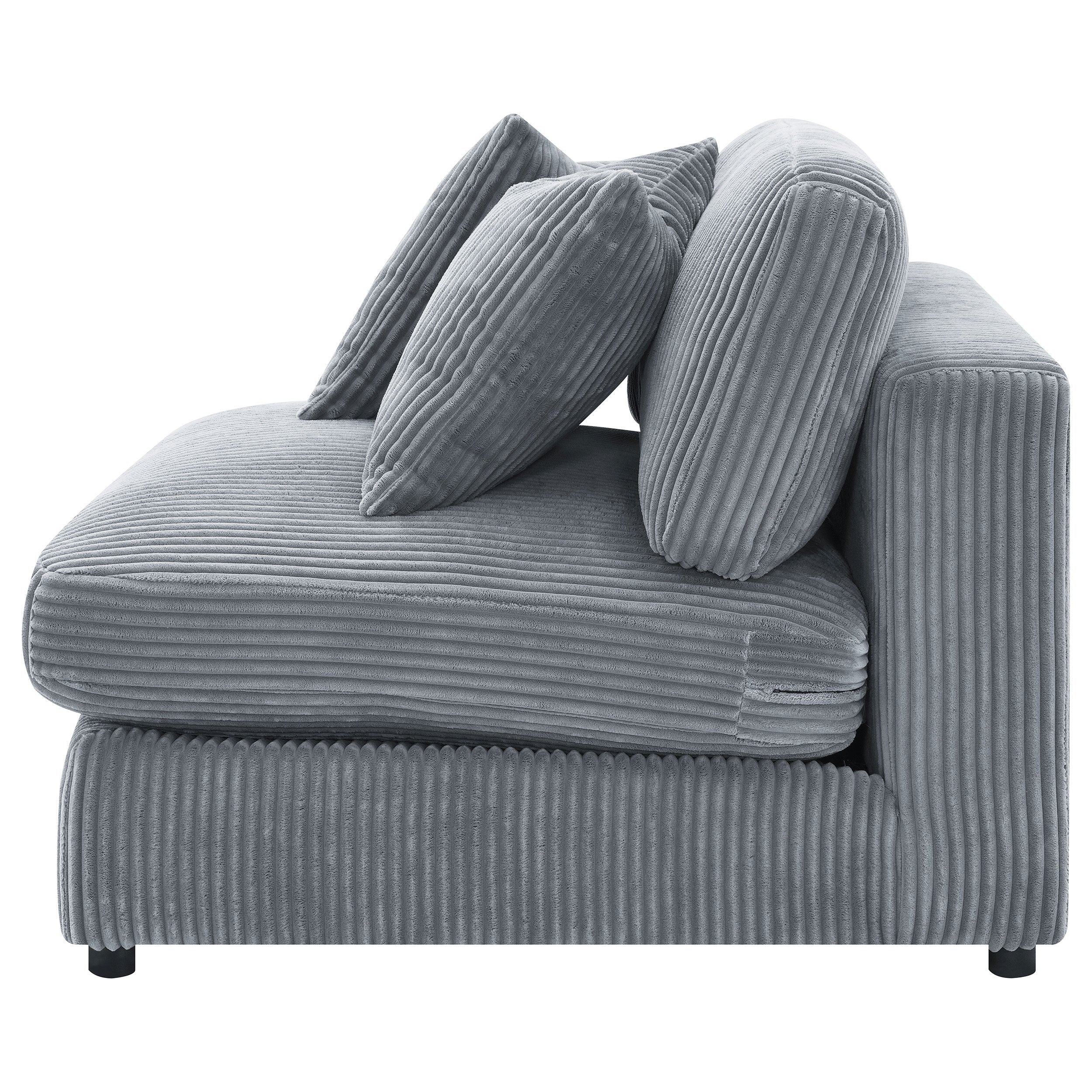 Blaine Upholstered Armless Chair Sand