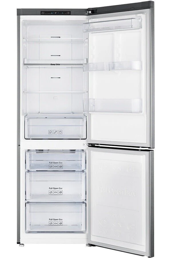 Samsung RB30J3000 / RB33J3030  220 volt Bottom mount Refrigerator bottom freezer Silver finish 220v 240 volts 50 hz