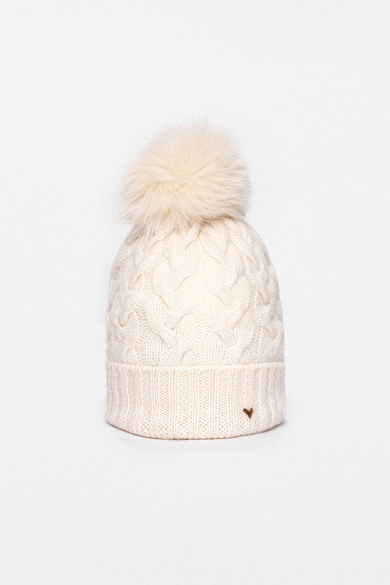 The Braid Beanie -  Milk