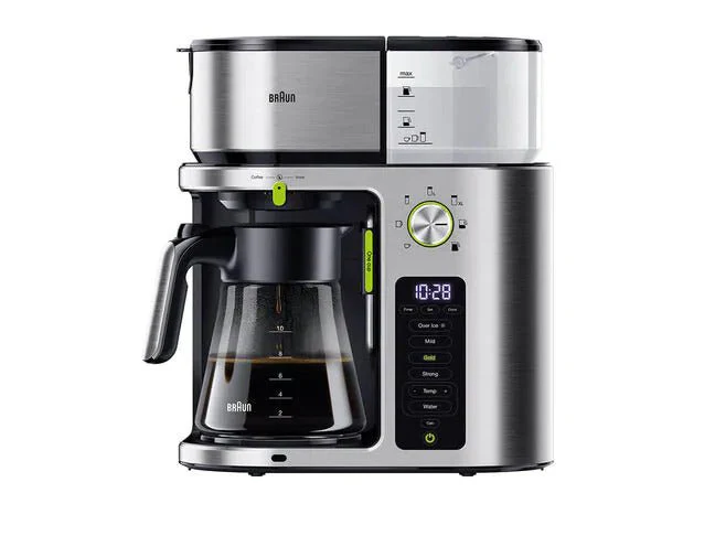 Braun KF9170SI  Multi Serve Drip Coffee Machine + Hot water Stainless Steel 220 v 240 volts 50 hz
