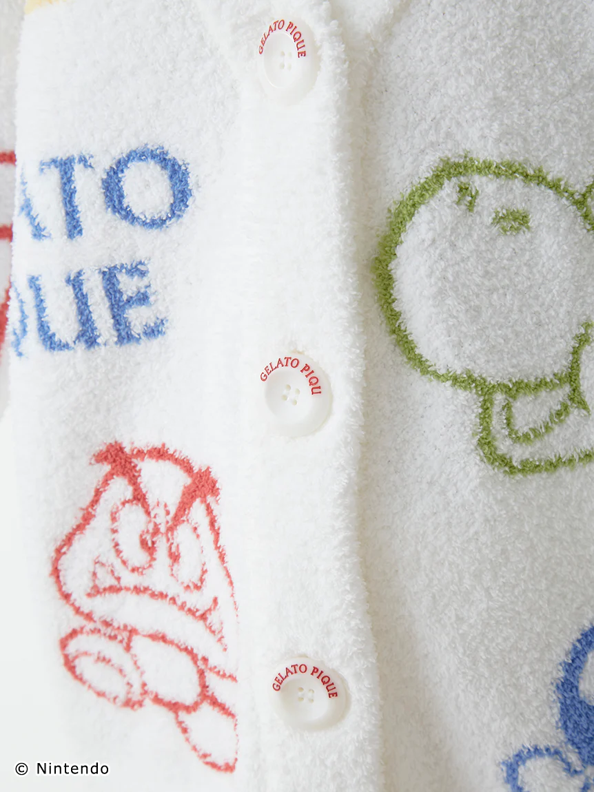 SUPER MARIO™️ WOMENS Baby Moco Character Patterned Jacquard Cardigan