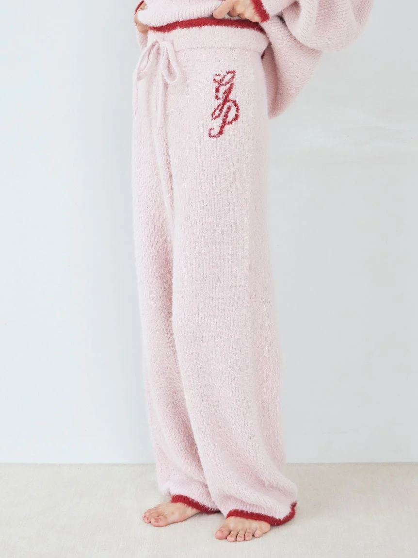 Glittering Feather Pants