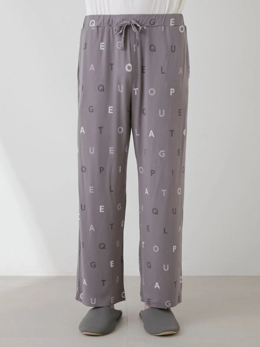 Rayon Logo Motif Men's Lounge Pants