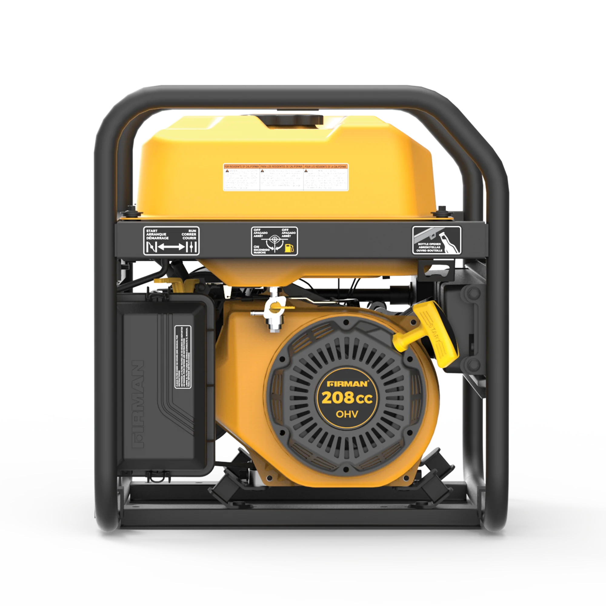 Gas Portable Generator 4550W Recoil Start 120/240V