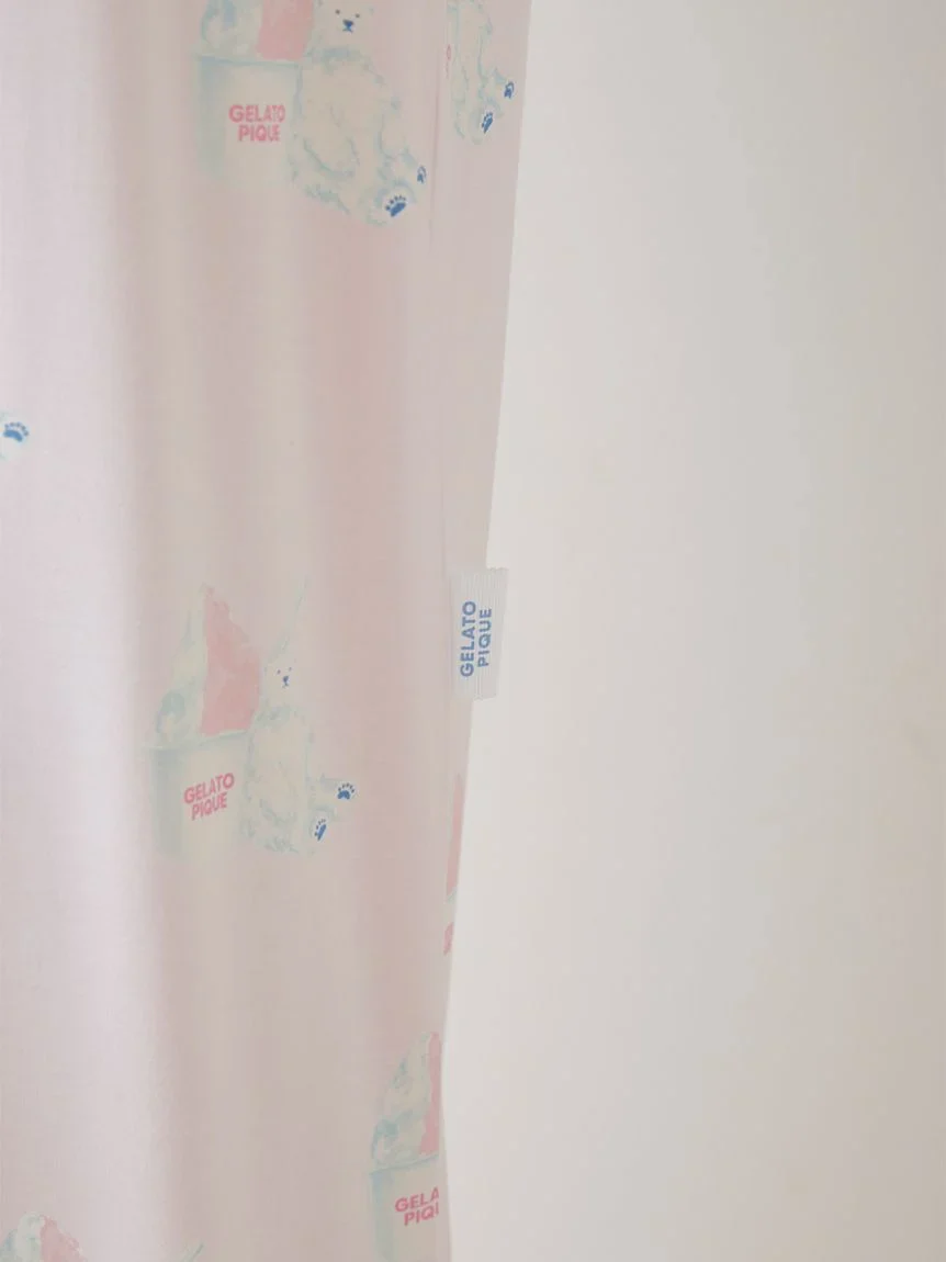 COOL Polar Bear Motif Sleeveless Maxi Dress