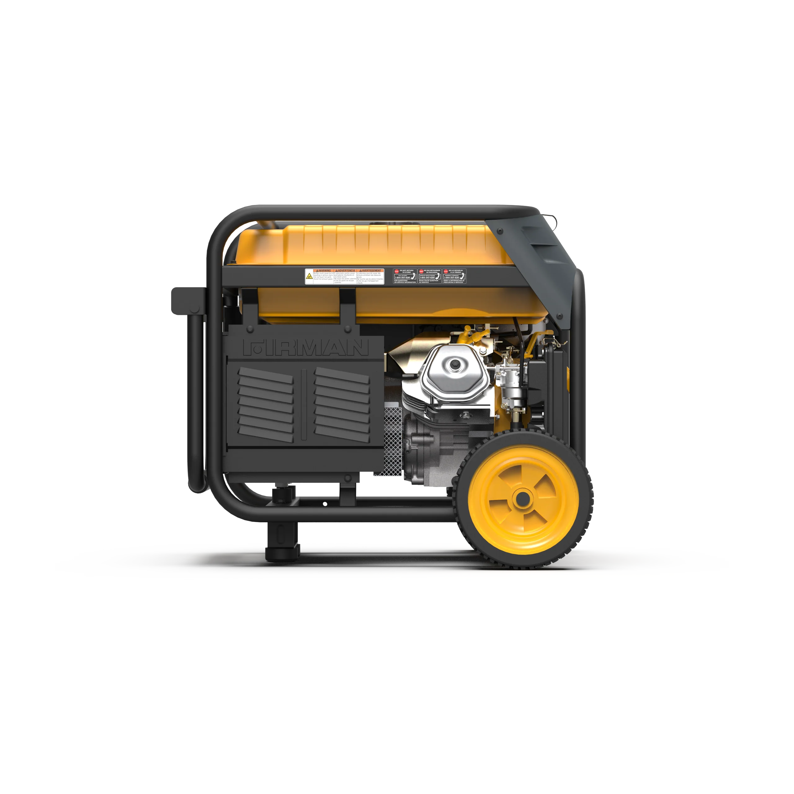 Dual Fuel 5700W Portable Generator Recoil Start 120/240V