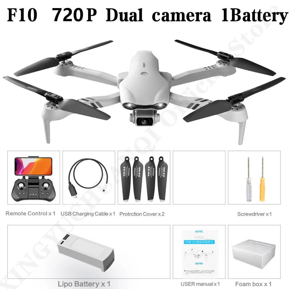 4DRC New 4K HD Dual Camera GPS 5G WIFI Wide Angle FPV Real-time Transmission RC Distance 2km Professional Drone Dron Gift Toys