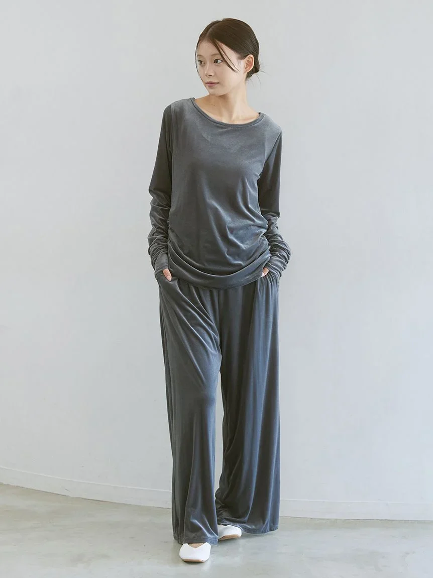 Velour Long Pants
