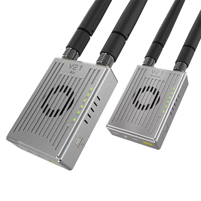 CHINOWING V21 RC Data Link, 800MHz/1.4GHz/2.4GHz, 15–17km LOS Video & Telemetry, Dual S-BUS, TTL/RS232