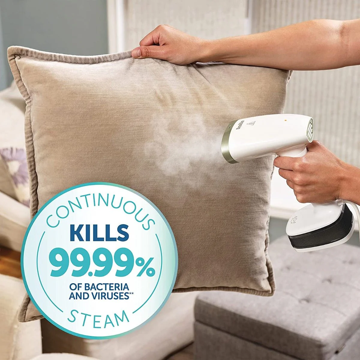 Breville 220 volts Garment steamer Steam Iron handheld 220v 240 volt clothes steamer travel bag included fast heat up 1400w
