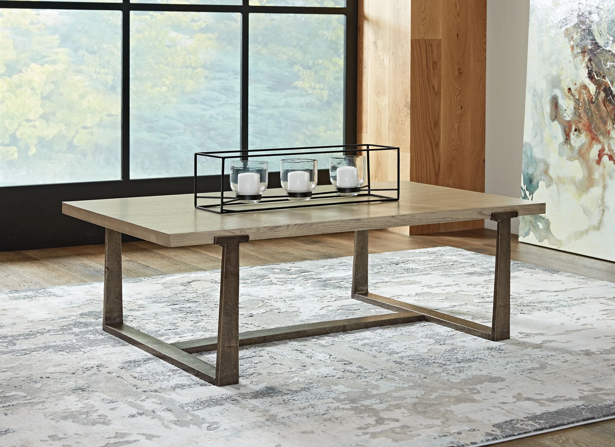 Dalenville - Rectangular Cocktail Table - Gray