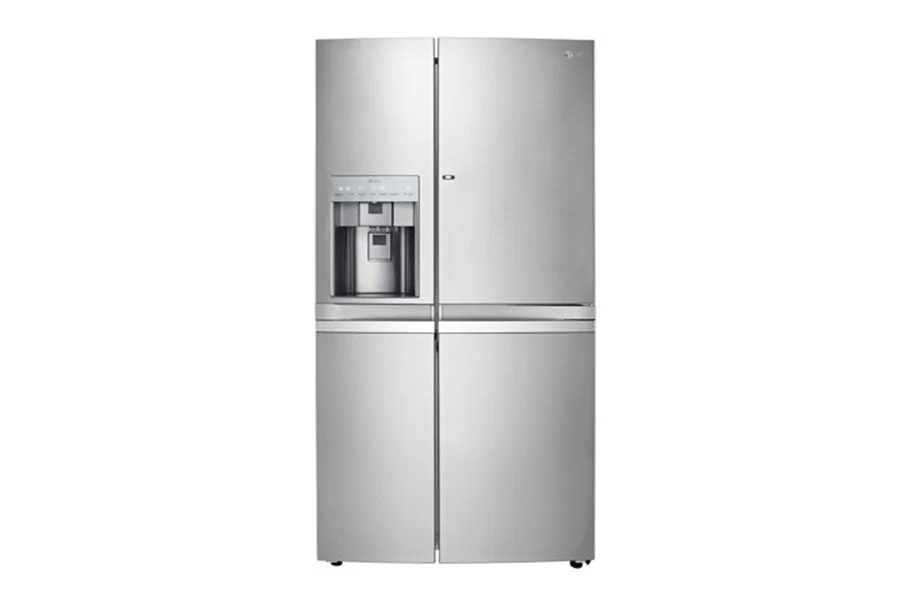LG Bentley GR-J317WSBN/327 220v Door-in-Door side by side 220 240 Volt Refrigerator