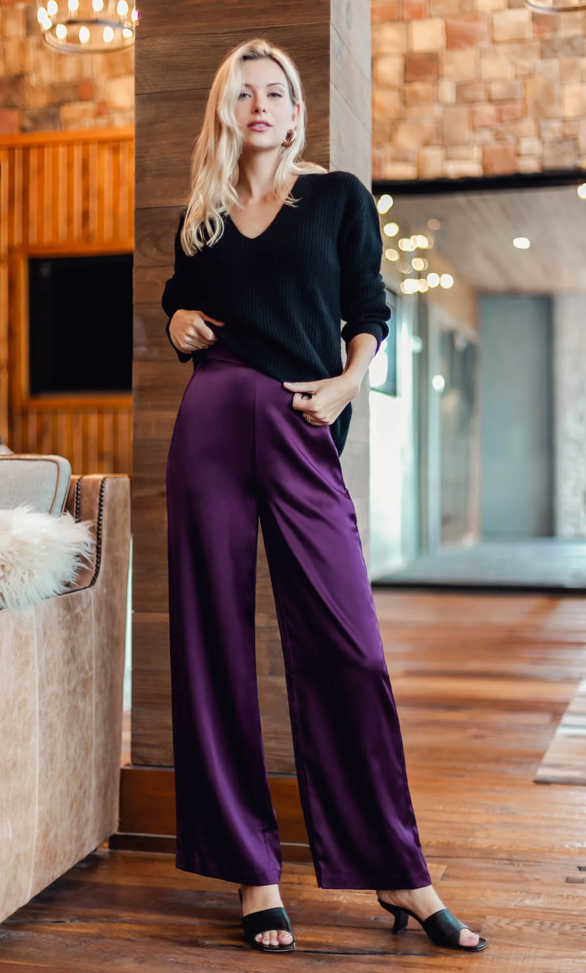 Vicenza Silk Pants