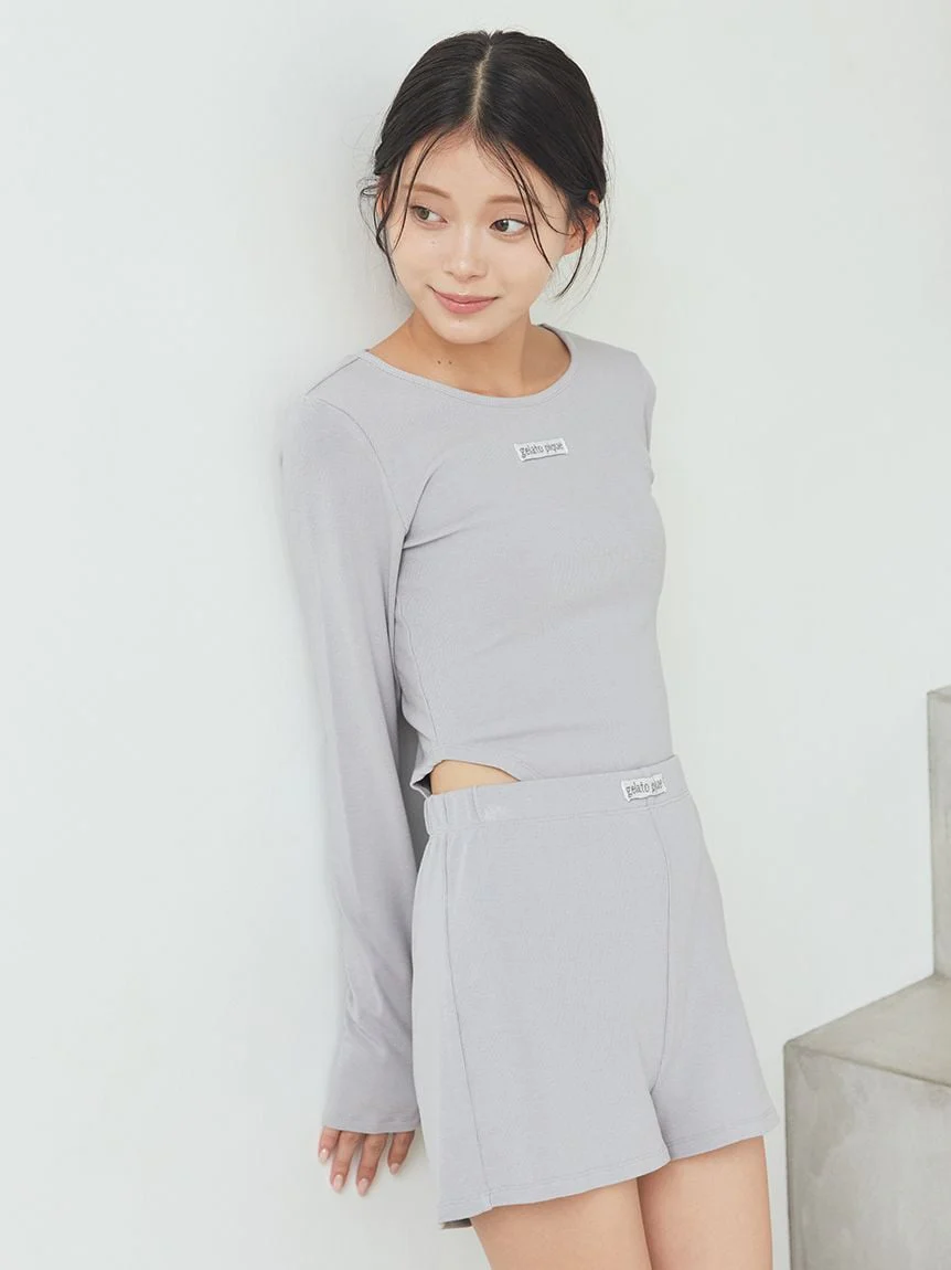 Hot Rayon Leotard Long T-shirt