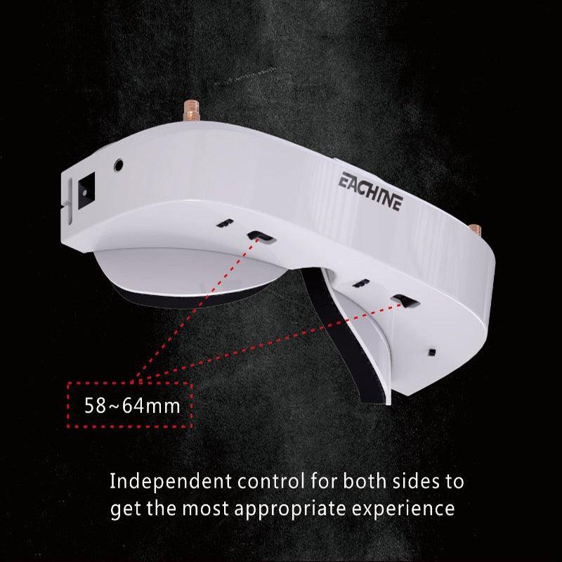 Eachine EV100 FPV Goggle - 720*540 5.8G 72CH FPV Goggles With Dual Antennas Fan 18650 Battery RC Drone FPV Drone Spare Part