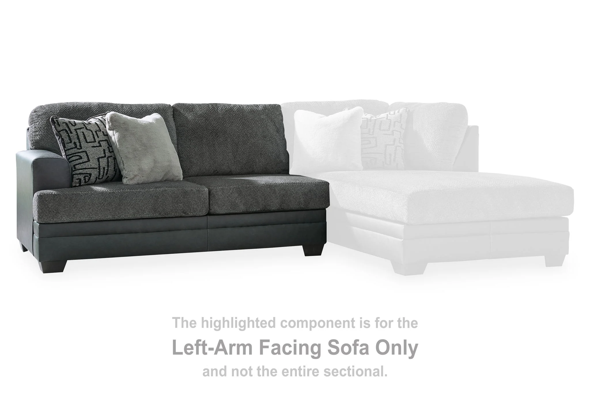 Brixley Pier - Laf Sofa - Graphite