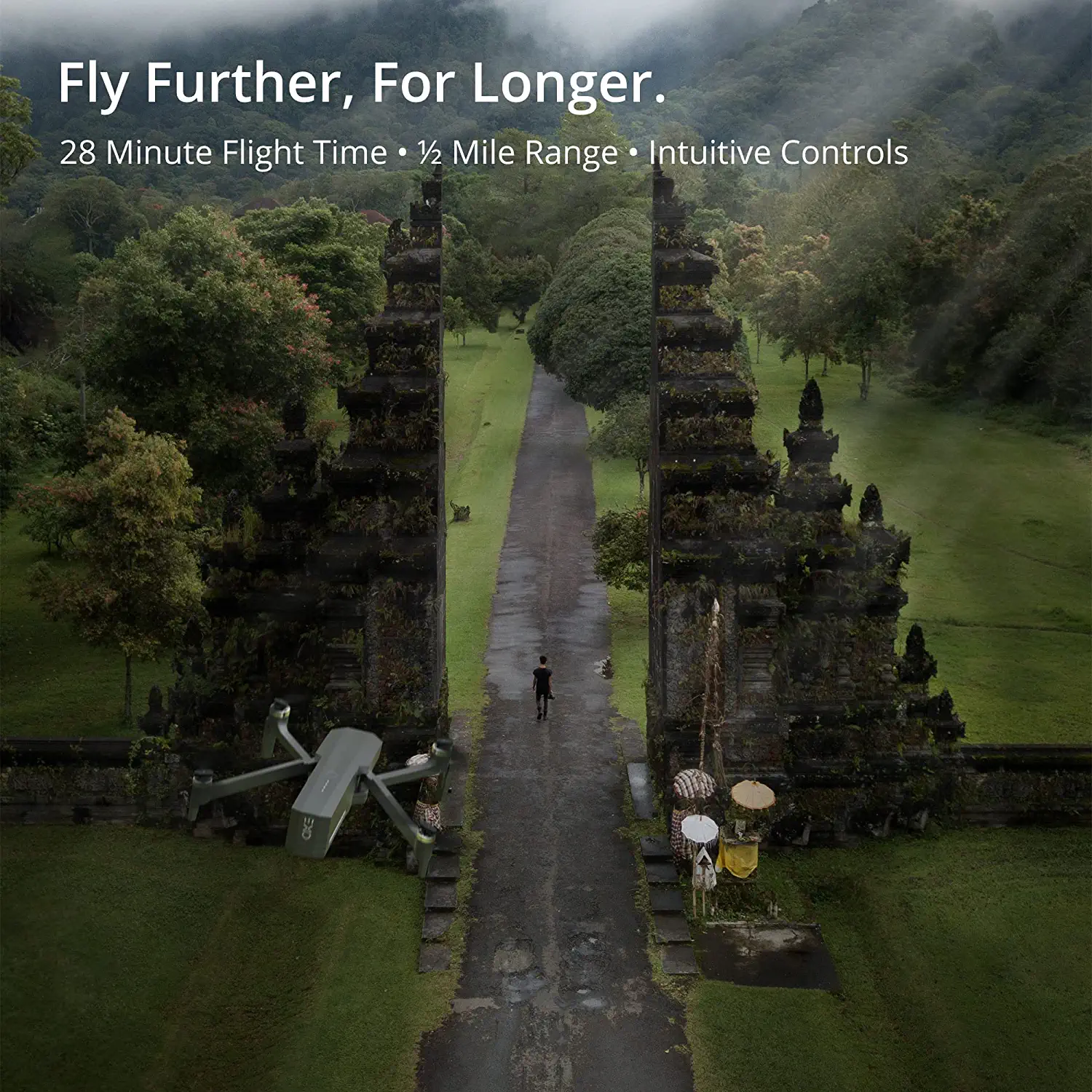 EXO CINEMASTER 2 - 4K HD UHD Camera Drone. 28 Minute Flight Time, 11MP Photo, 4K HD Professional 3 Axis Gimbal GPS Drone, Slow Motion, Auto Return Home Professional Camera Drone