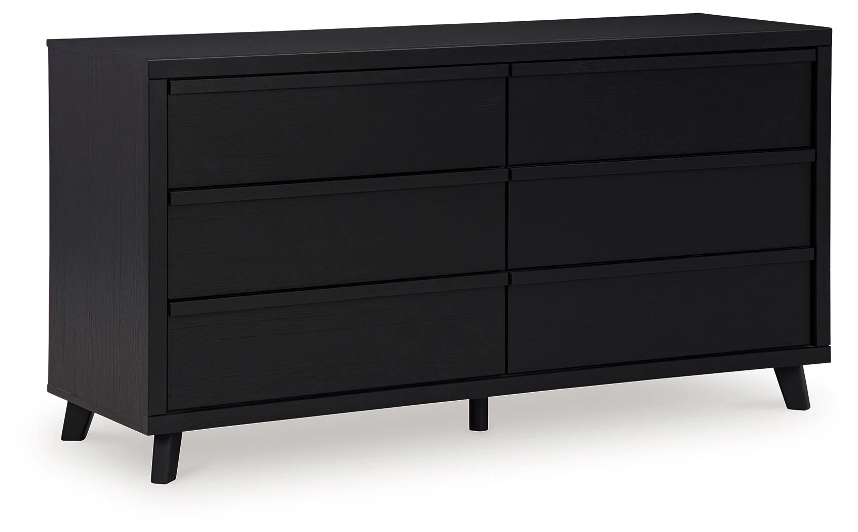 Danziar - Six Drawer Dresser - Black
